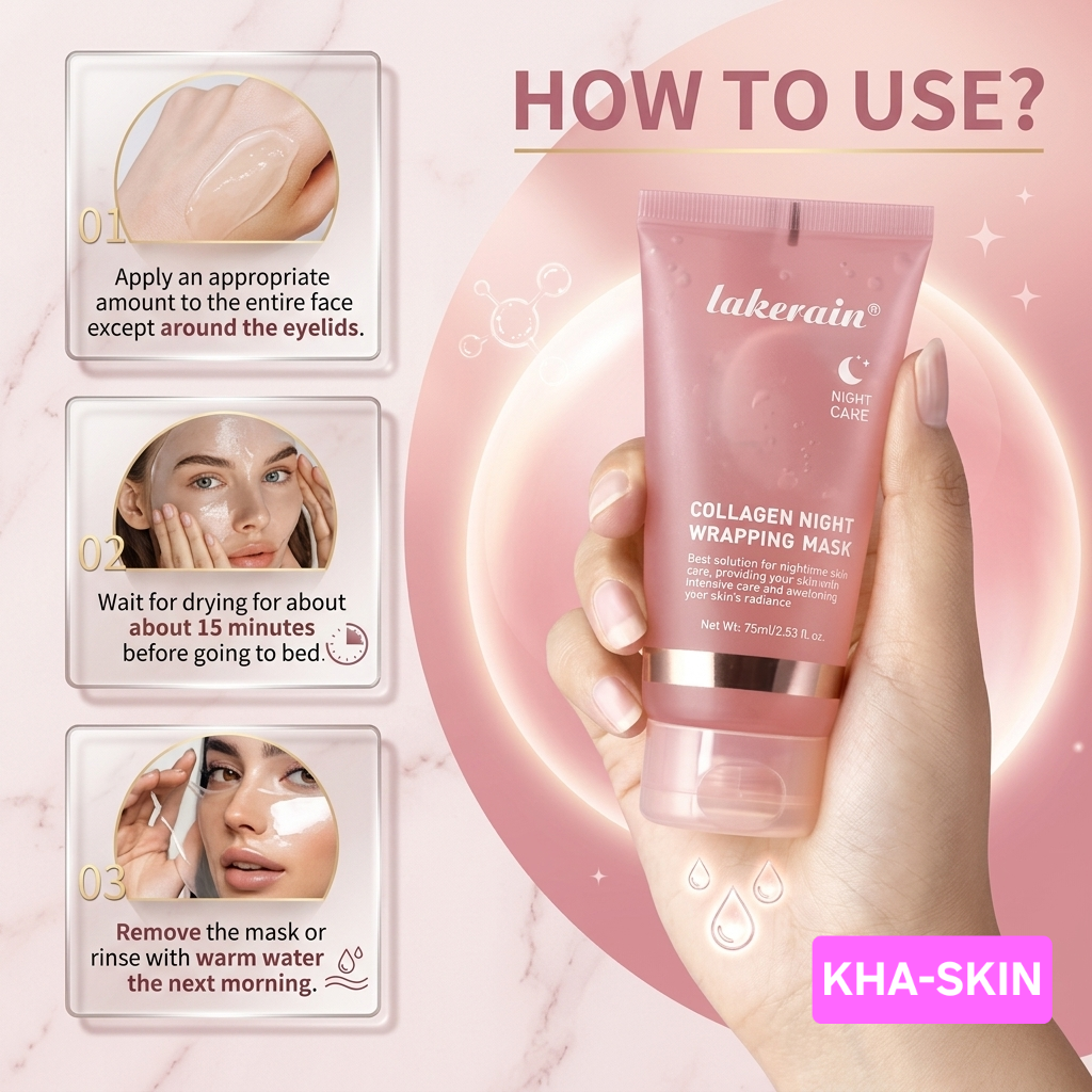 Glow Night Wrapping Mask – Revitalize Your Skin with Collagen & Turmeric
