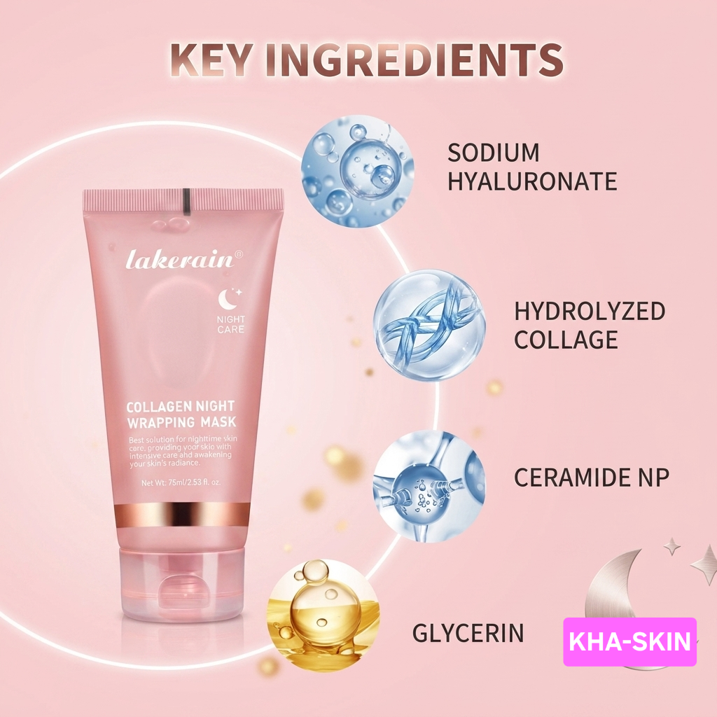 Glow Night Wrapping Mask – Revitalize Your Skin with Collagen & Turmeric