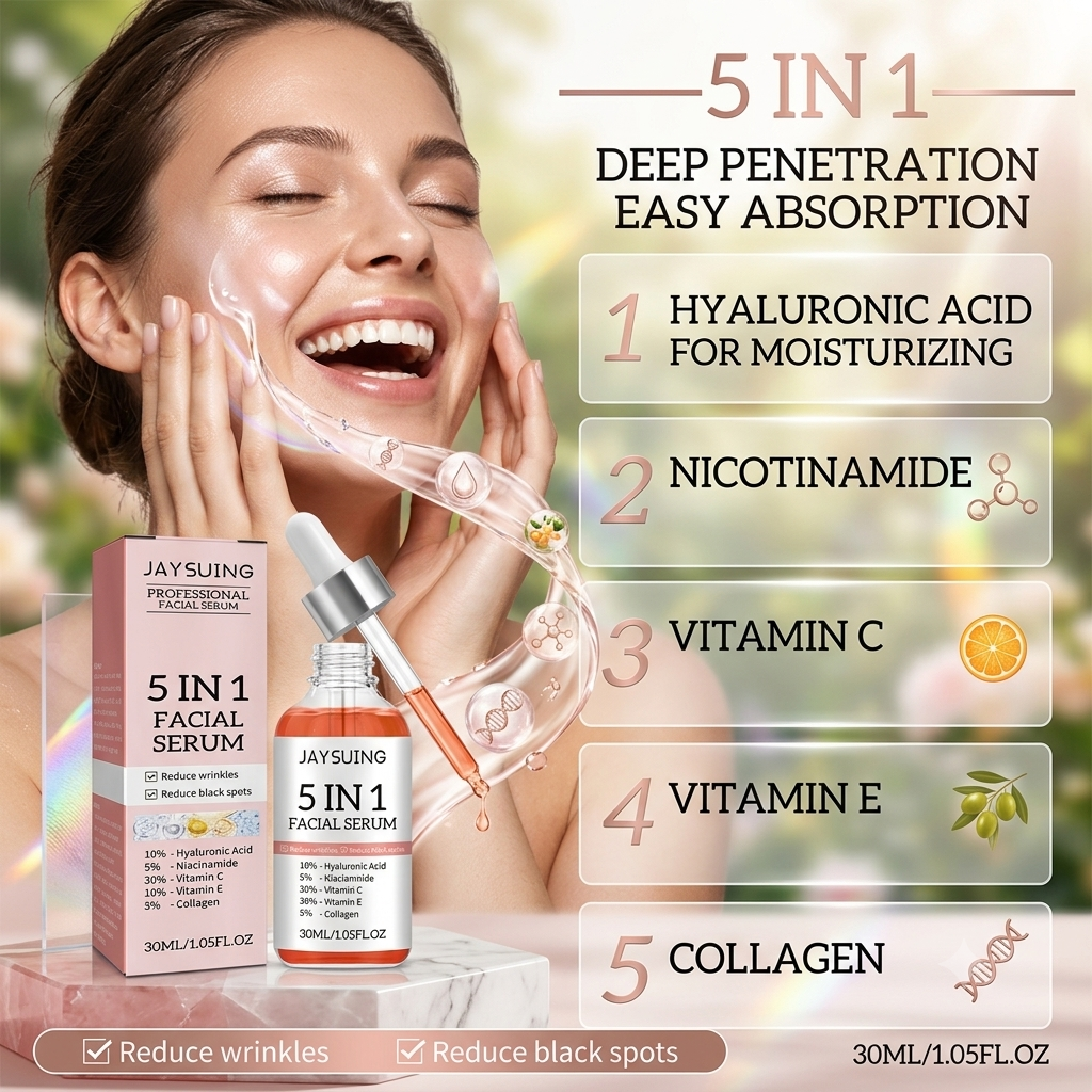 Illuminate Your Skin with Our 5-in-1 Illuminating Face Serum - KHA-SKIN