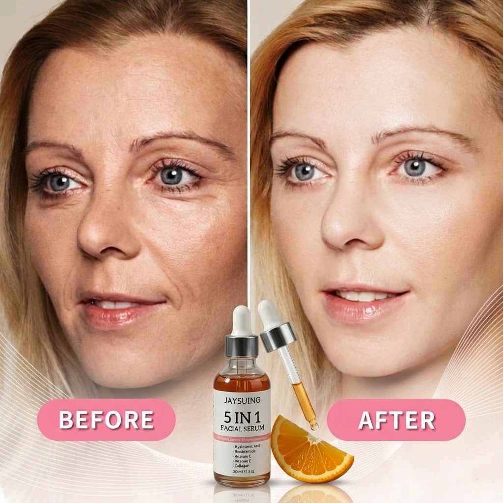 5-in-1 Face Serum: Illuminate, Firm, & Revitalize Your Skin